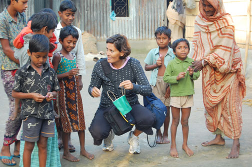 Paul Revere Middle School P.E. teacher Holli Omori was invited to the Bangladesh National Sports Facility and, when not training athletes, went into nearby villages and met with children.